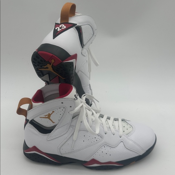 Air Jordan 7 Retro Cardinal Red White Black Men Size 11 CU9307-106 EUC main image 6